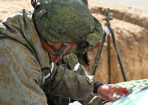 Связисты российской военной базы в Таджикистане в ходе учения развернули закрытую сеть для управления войсками в предгорьях Памира